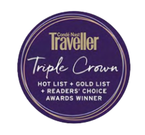 Condé Nast Traveller Triple Crown — Hot List, Gold List and Readers' Choice Awards winner